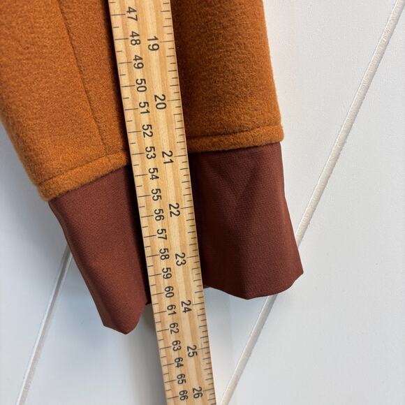 Made With Love Women Classic Academia Indie Equestrian Cozy Jacket Size L Orange - Picture 5 of 8